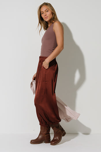 Sayla Tank Top in Plum