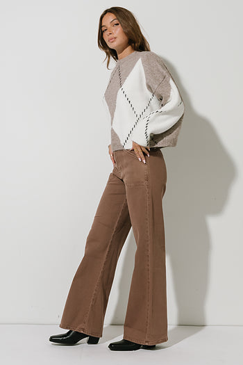 Fawn Wide Leg Jeans