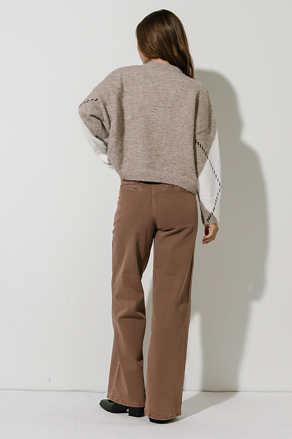 Fawn Wide Leg Jeans