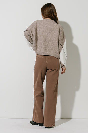 Fawn Wide Leg Jeans