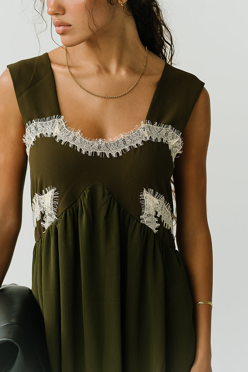 Angelina Midi Dress in Green