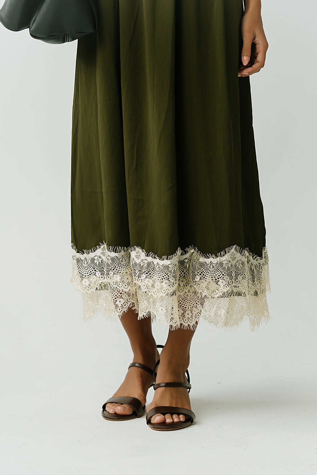 Angelina Midi Dress in Green