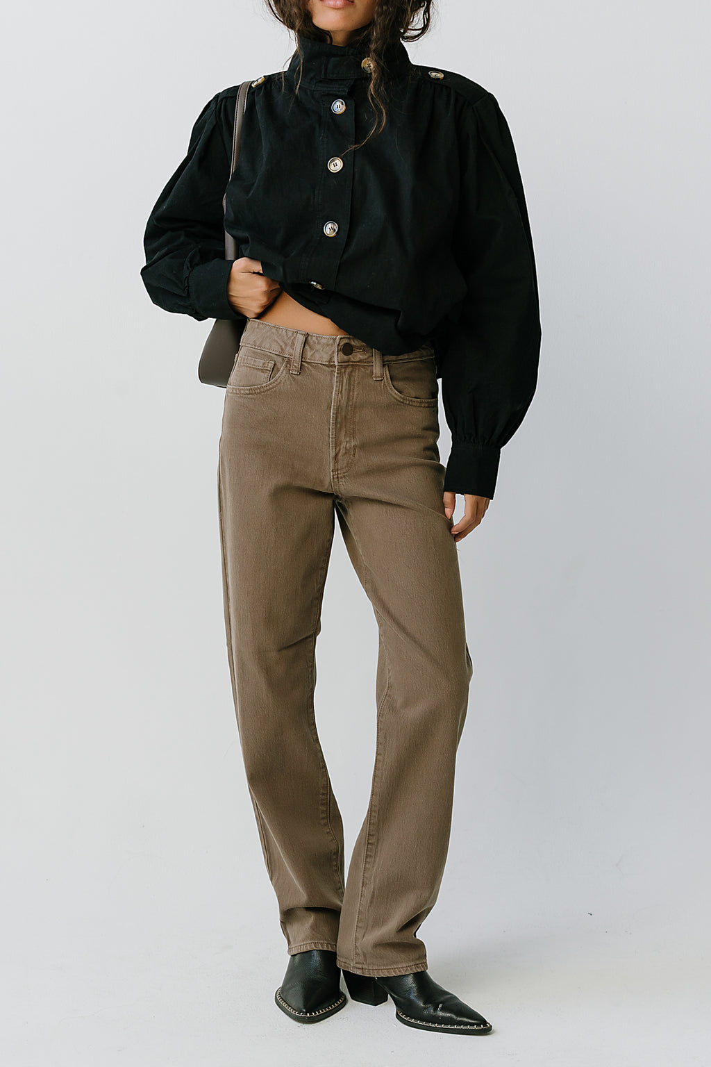 Kora High Rise Straight Leg Jeans
