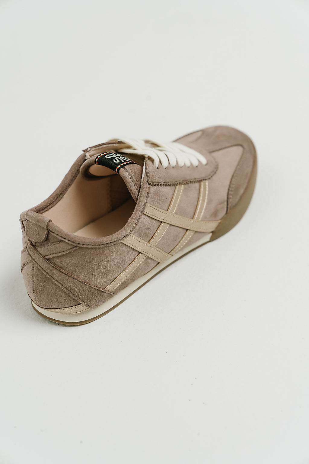 Polly Suede Sneakers in Taupe