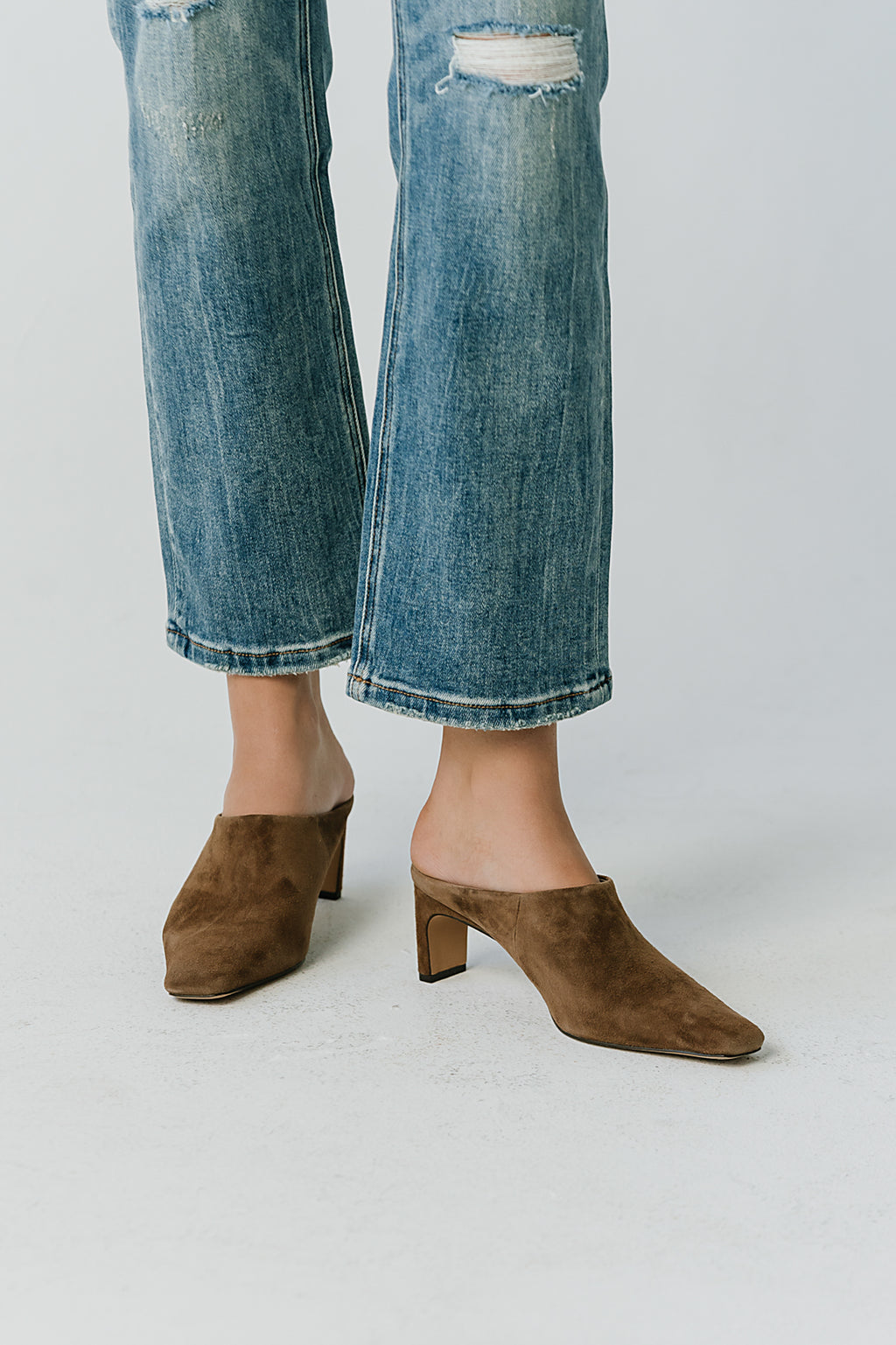 Steve Madden Jamason Suede Mule in Brown