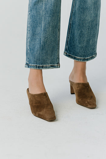Steve Madden Jamason Suede Mule in Brown