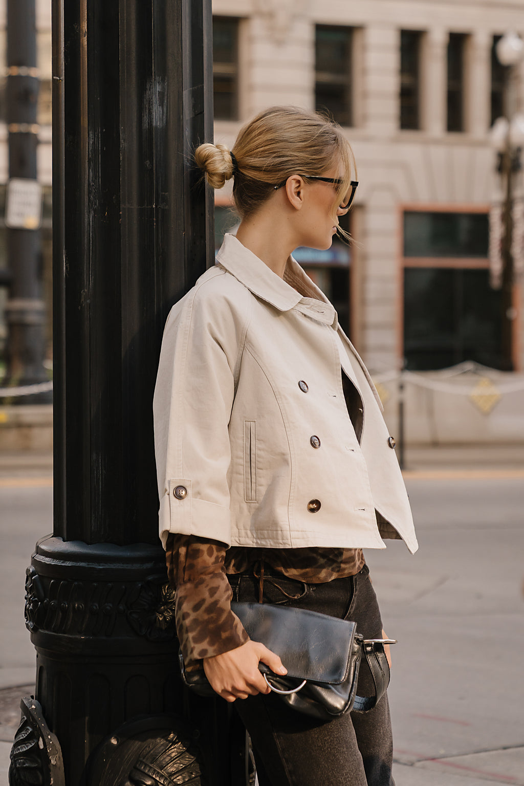Alicia Sheer Leopard Top