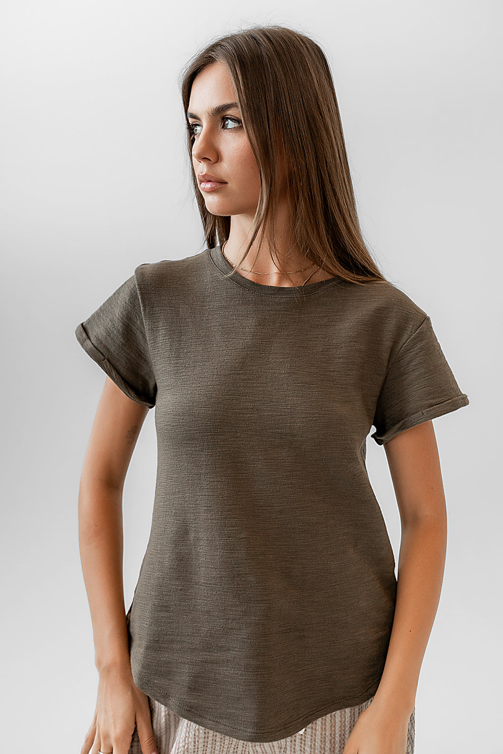 Basic Olive Tee